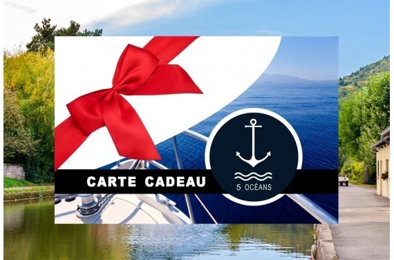 Permis côtier + fluvial - Carte cadeau à imprimer